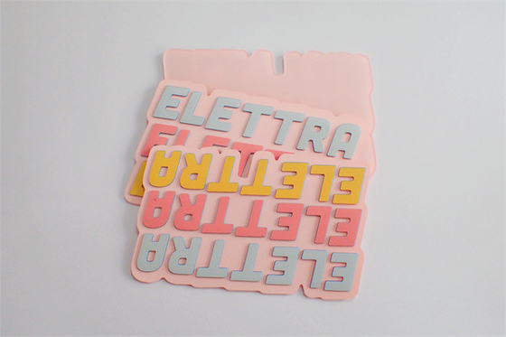 Etichette su ordinazione di serigrafia del PVC TPU con 3 colori di Pantone