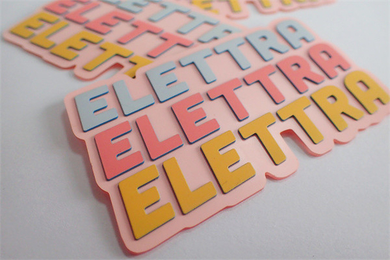 Etichette su ordinazione di serigrafia del PVC TPU con 3 colori di Pantone