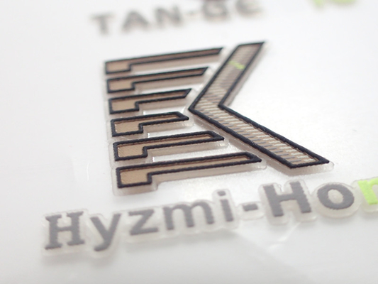 Etichetta Logo For Different Places su ordinazione del trasferimento di calore del silicone dell'abbigliamento 3D
