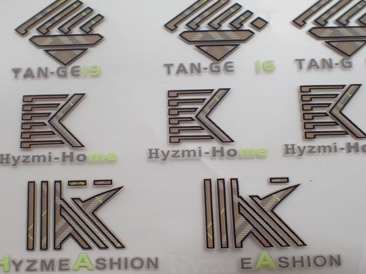 Etichetta Logo For Different Places su ordinazione del trasferimento di calore del silicone dell'abbigliamento 3D