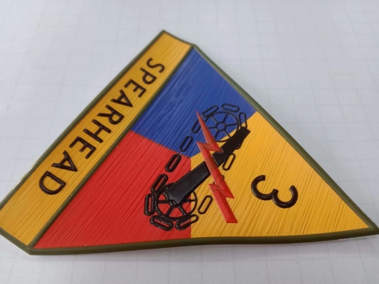 ferro di 3D TPU Logo Raised Heat Transfer Patches sull'etichetta per l'indumento