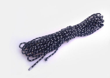 rifinitura rivestita della corda intrecciata forte nylon del cavo di anelasticità 4mm/di 3mm non elastico