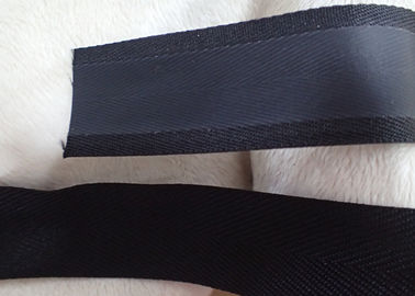 Effetto opaco del poliestere che ricopre nastro tessuto, colore non elastico del nero del cavo