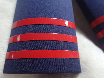 Lustro ed etichette molli della gomma di silicone stampati sulle spalle militari dell'abbigliamento