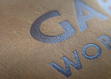 Colore Genuines di Tan di marca commerciale delle toppe del cuoio impresso di abitudine per i jeans