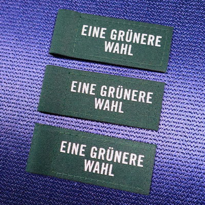 Logo di marca personalizzato Etichetta di vendita Etichetta di abbigliamento Etichetta di stampa a schermo Etichetta tessuta