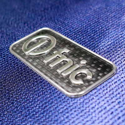 Abbigliamento personalizzato di alta qualità 3D Argento Nero Tpu Logo di trasferimento di calore per abbigliamento