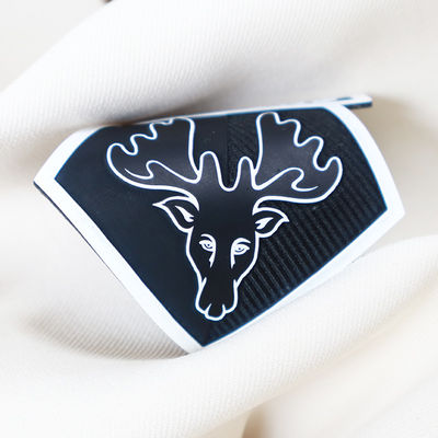 Logo 3D personalizzato Etichette di trasferimento termico in silicone Cerotti di gomma per abbigliamento