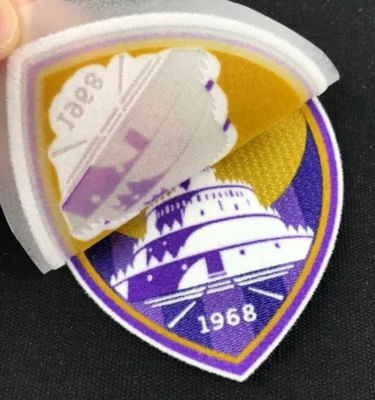 Stampa Personalizzata Logo Squadra di Calcio Personalizzato 3D Flock Etichetta Termotrasferibile