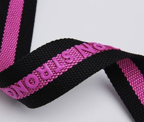Cinturino elastico con logo 3D personalizzato, lucido, opaco, in silicone, poliestere, fettuccia per accessori per l'abbigliamento