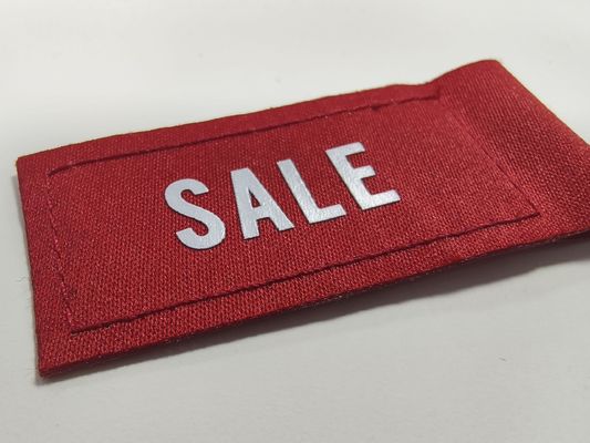Etichette personalizzate per la vendita di inchiostro, toppe per abbigliamento, serigrafia, logo, etichetta tessuta