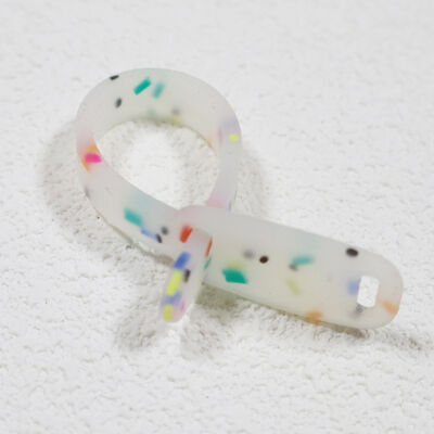 Fascette per cavi tie-dye in silicone – Organizzatori di cavi elastici riutilizzabili per borse e uso quotidiano