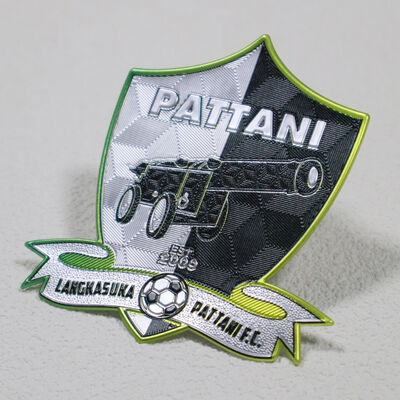 Toppa in TPU personalizzata - Stemma del Pattani FC Football Club per abbigliamento sportivo