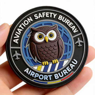 Badge in TPU ad alta frequenza 3D personalizzati con materiale in silicone e loghi personalizzati per l'abbigliamento e l'abbigliamento durevole