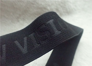 Logo su misura impresso ad alta frequenza della banda elastica del jacquard per l'indumento