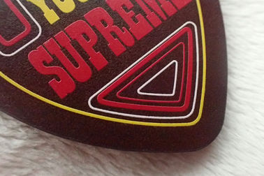 Catena di cuoio dell'anello portachiavi di Brown del ricordo a forma di chiave, logo di stampa variopinto su ordinazione