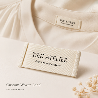 Etichette Tessute Personalizzate per Marchi di Moda Donna e Abbigliamento