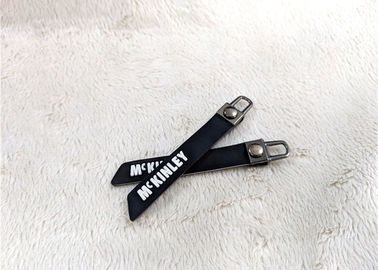 Nichel - logo del silicone impresso estrattore di gomma accessorio libero della chiusura lampo della borsa