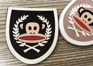 Toppa di gomma di logo di Microfiber su misura professionista per i vestiti e le borse ecc