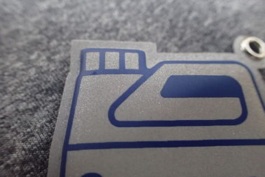 Anello portachiavi promozionale del regalo impresso forma su ordinazione TPU del gas TUP Keychain di logo di stampa