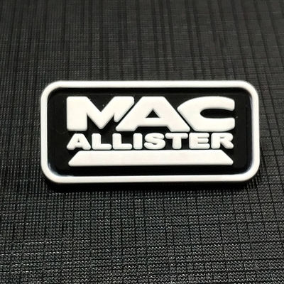 Distintivi del PVC di Logo Textured Label 3D delle toppe tessuti abbigliamento su ordinazione